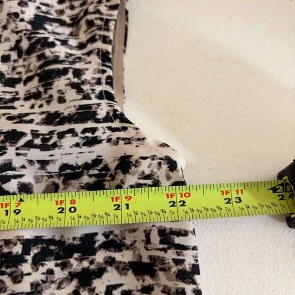 MM Lafleur Blouse Women's XS Printed Lined Short Sleeve Career Shirt Top - Picture 10 of 10